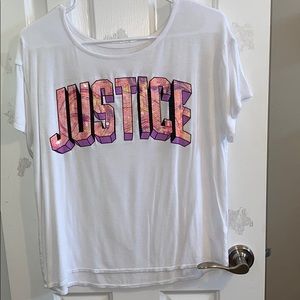 Active justice shirt.